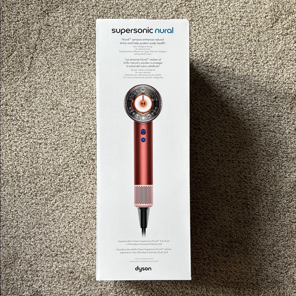Dyson supersonic nural Hair Dryer Special Edition Strawberry Bronze/Blush Pink